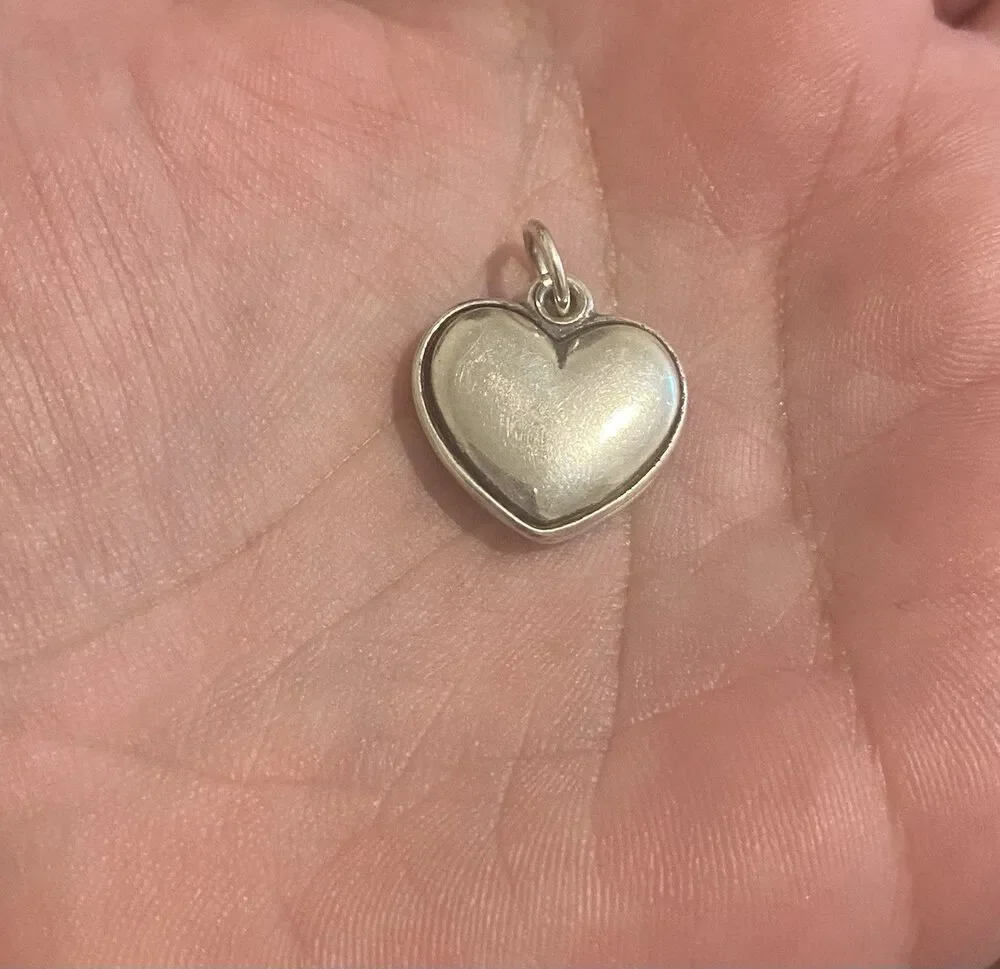 James Avery Ornate Heart Swivel Locket Charm